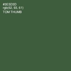 #3E5D3D - Tom Thumb Color Image
